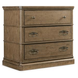 hooker furniture bedroom montebello three-drawer nightstand