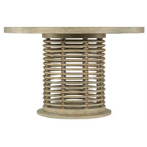 hooker furniture dining room surfrider 48in rattan round dining table