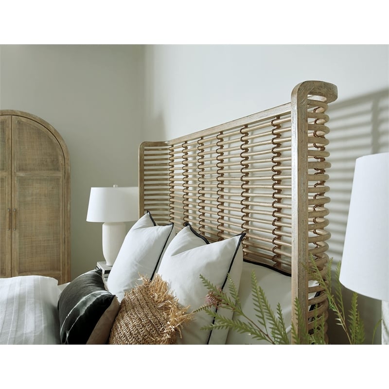 Hooker Furniture Bedroom Surfrider Queen Rattan Bed
