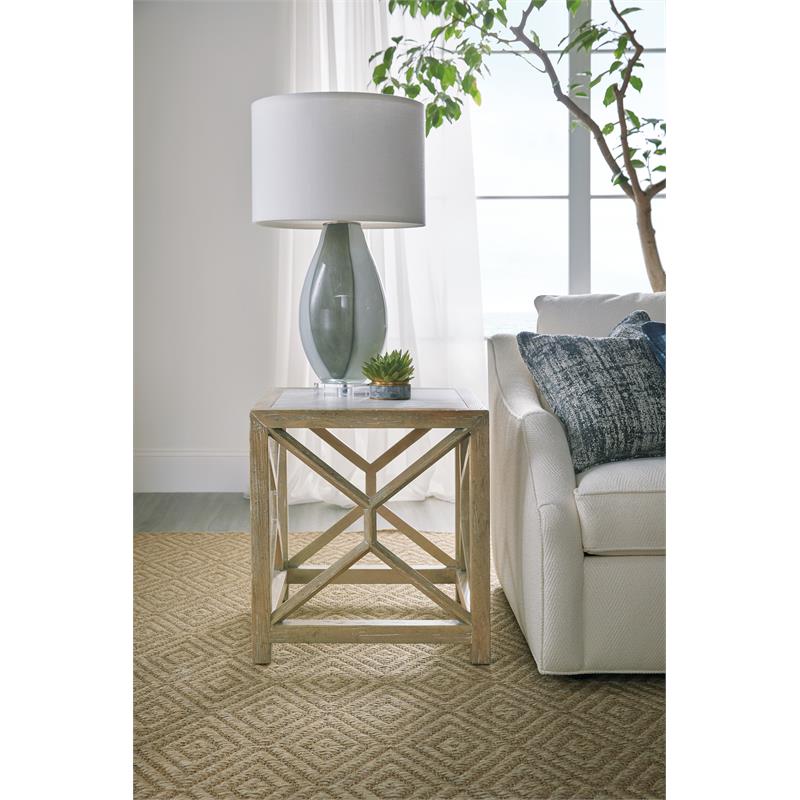 Hooker Furniture Living Room Surfrider Square End Table