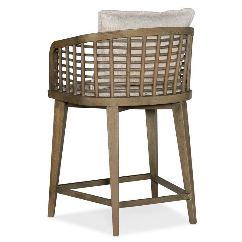 Hooker Furniture Dining Room Sundance Barrel Back Counter Stool