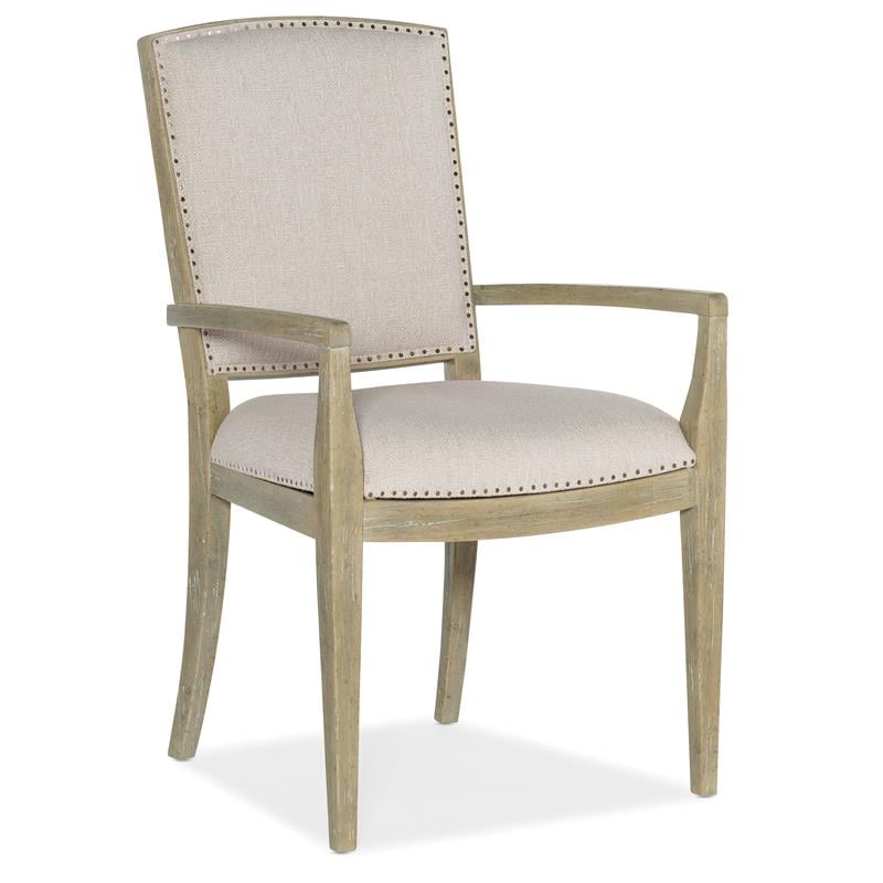 Hooker Furniture Dining Room Surfrider Carved Back Arm Chair