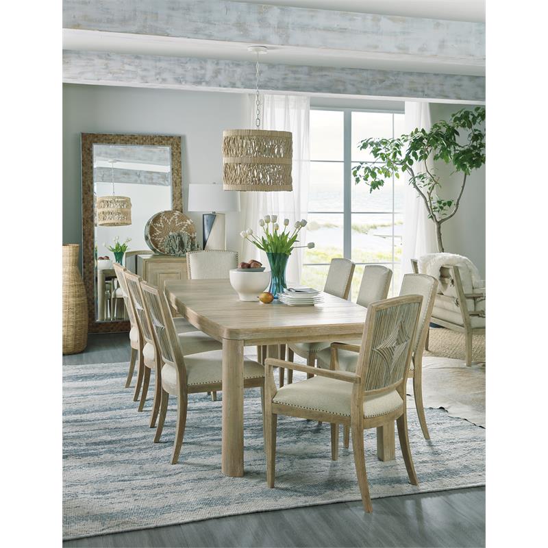 Hooker Furniture Dining Room Surfrider Carved Back Arm Chair