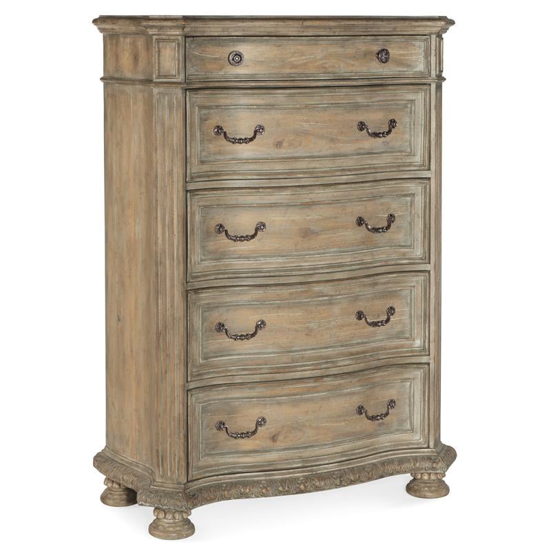 Hooker Furniture Bedroom Castella Five Drawer Chest