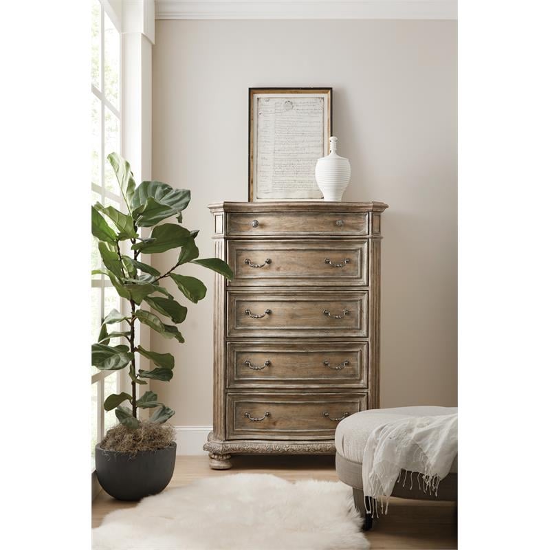 Hooker Furniture Bedroom Castella Five Drawer Chest