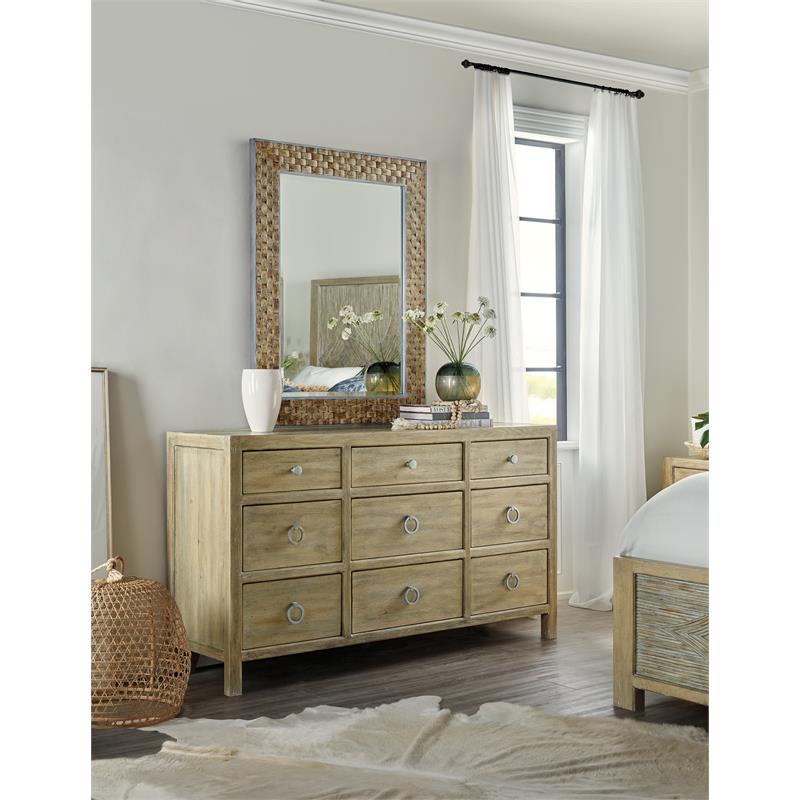 Hooker Furniture Bedroom Surfrider Nine-Drawer Dresser