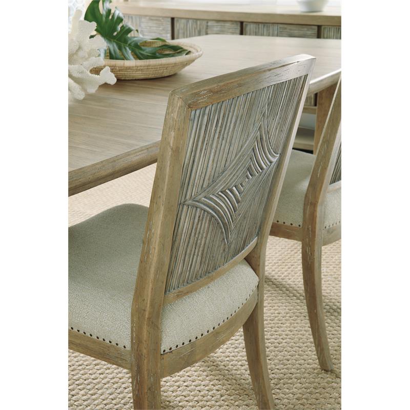 Hooker Furniture Dining Room Surfrider Carved Back Side Chair