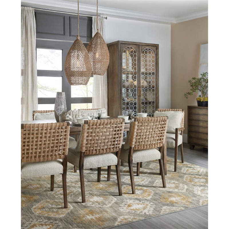Hooker Furniture Dining Room Sundance Woven Back Arm Chair