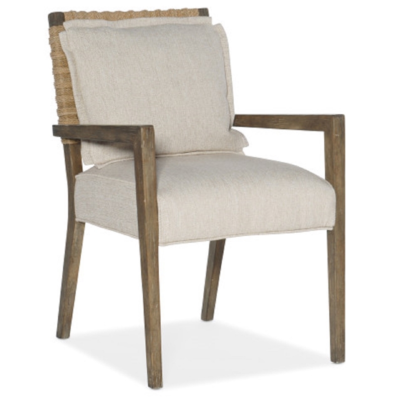 Hooker Furniture Dining Room Sundance Woven Back Arm Chair