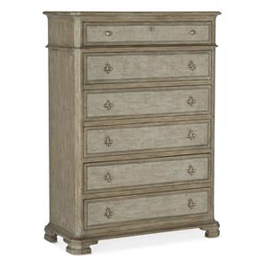 hooker furniture bedroom alfresco cosimo six-drawer chest