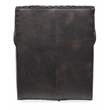 Potter Swivel Club Chair in Dark Brown Leather w/ Nailheads by Hooker Furniture