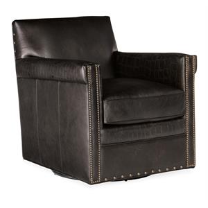 hooker furniture living room potter swivel club chair