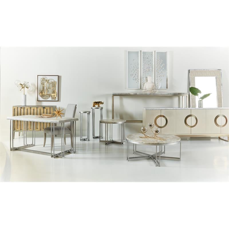Hooker Furniture Living Room Melange Marin 36in Accent End Table