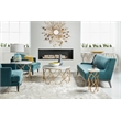 Hooker Furniture Living Room Melange Corrina Round Lamp Table