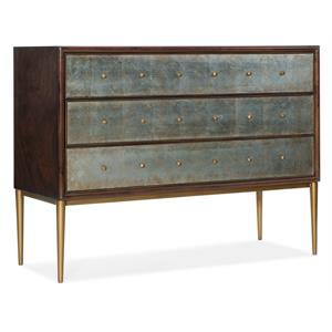 hooker furniture living room melange estrella three drawer chest
