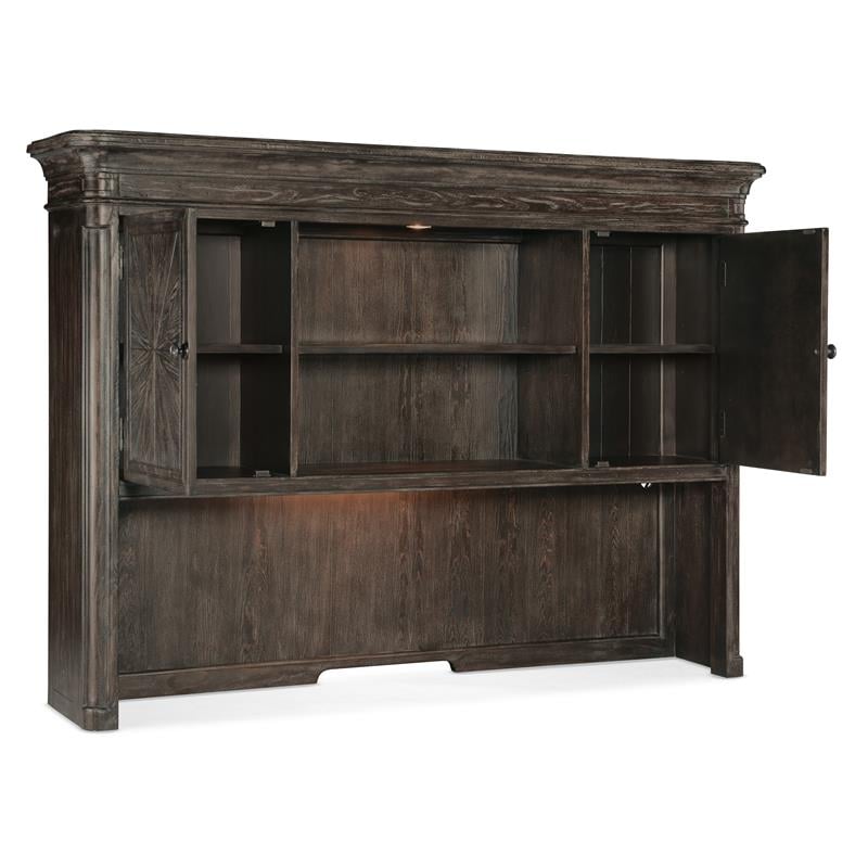 Hooker Furniture Home Office Traditions Computer Credenza Hutch