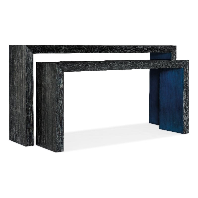 Hooker Furniture Living Room Melange Halen Nesting Sofa Tables