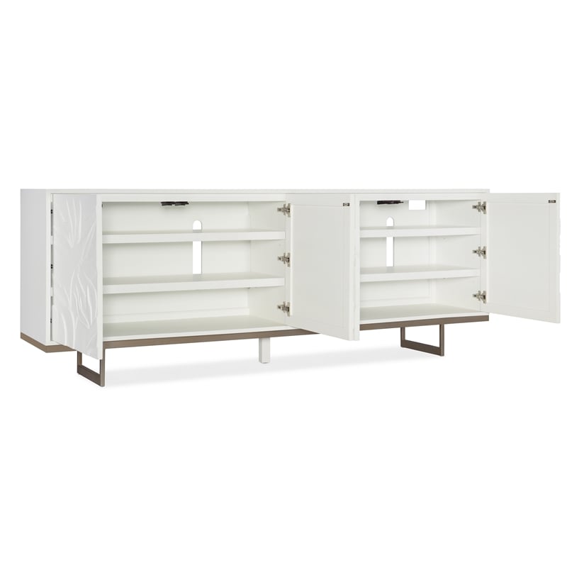 Hooker Furniture Living Room Melange Passerine Four Door Credenza