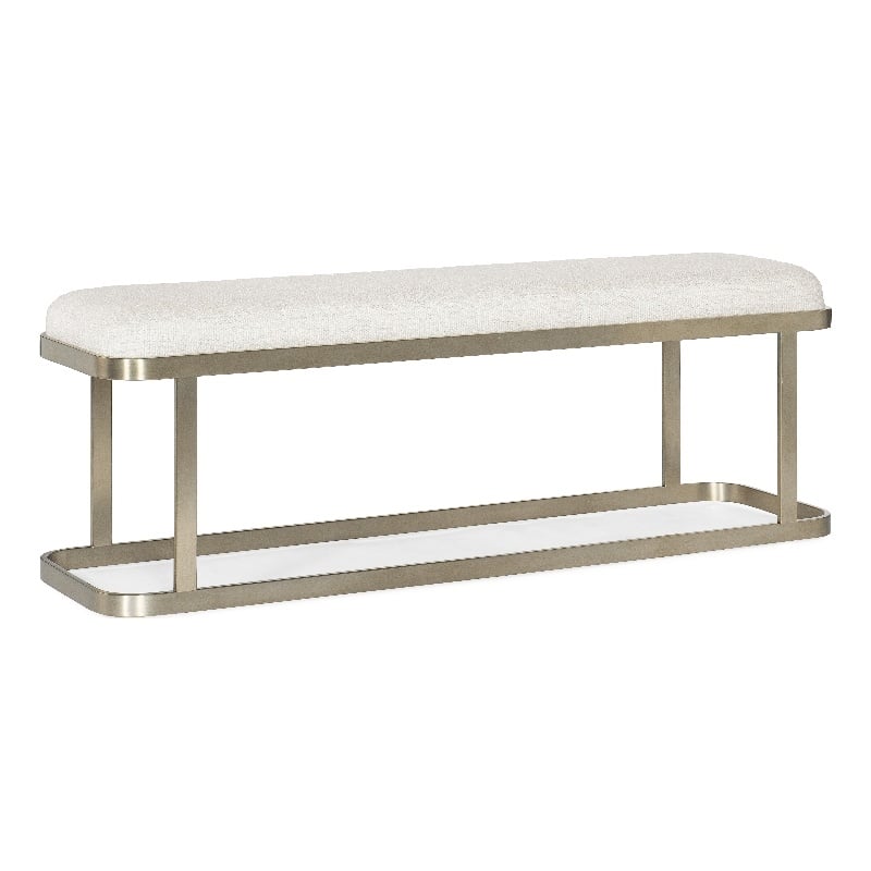 Hooker Furniture Bedroom Linville Falls River Branch Upholstered Bench