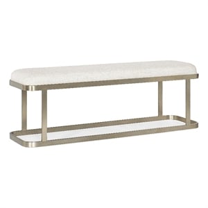 hooker furniture bedroom linville falls river branch upholstered bench