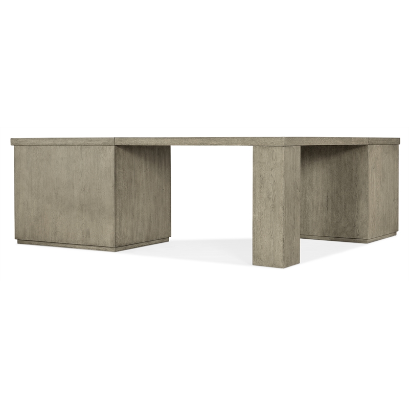 Hooker Furniture Home Office Linville Falls Corner Desk with Lateral File