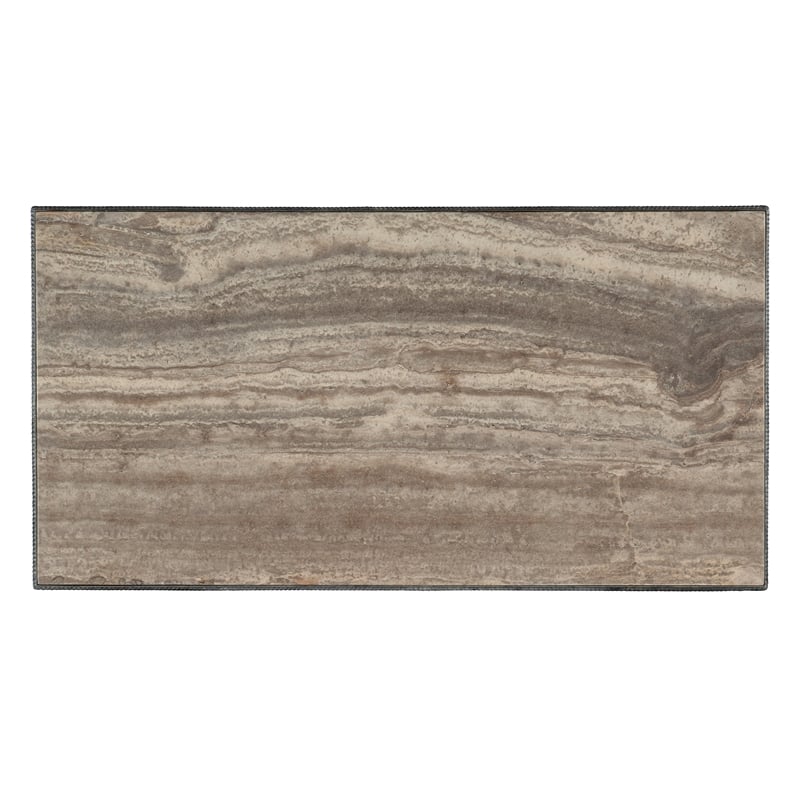 Hooker Furniture Traditions Rectangle Veneers Metal Cocktail Table in Brown/Gray