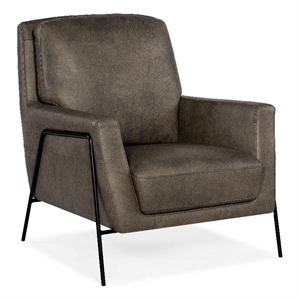 hooker furniture living room amette metal frame club chair