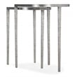 Hooker Furniture Chapman Metal Nesting Tables in Silver Finish