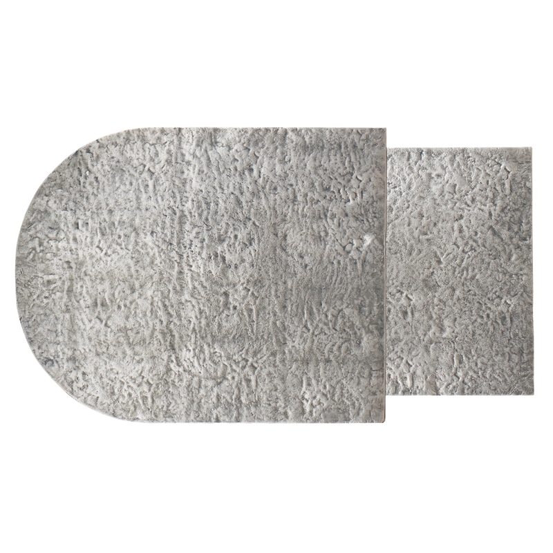 Hooker Furniture Chapman Metal Nesting Tables in Silver Finish