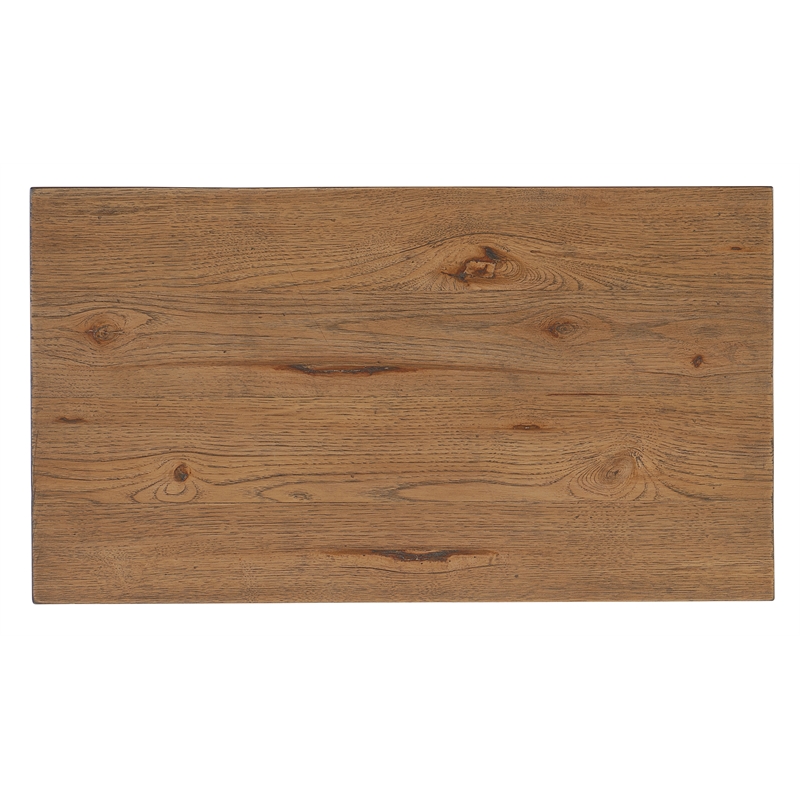 Hooker Furniture Big Sky Veneers and Solid Wood Three Drawer Nightstand in Brown