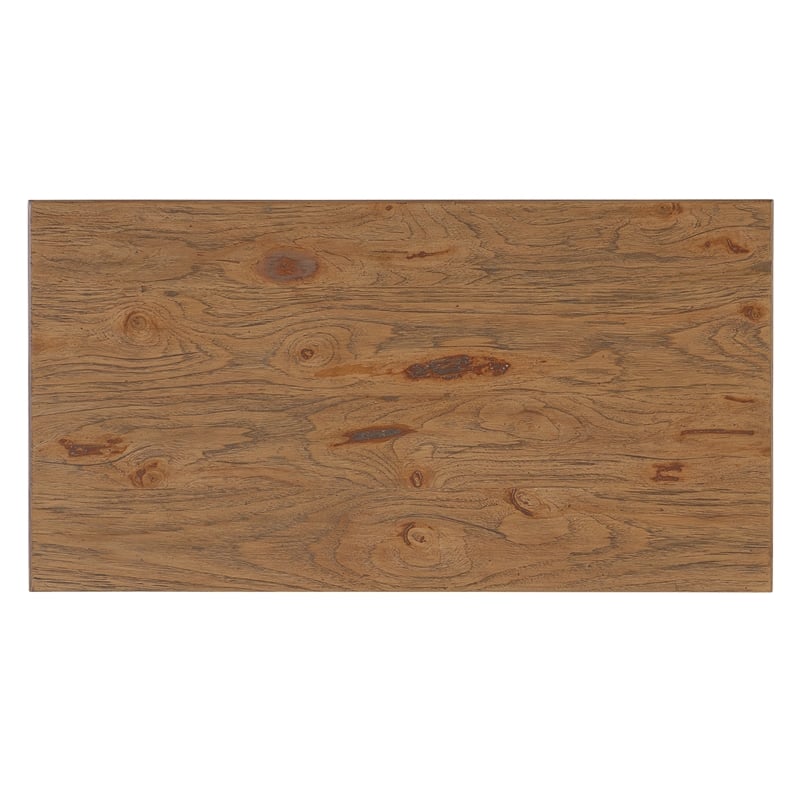 Hooker Furniture Big Sky Veneers and Solid Wood Three Drawer Nightstand in Brown