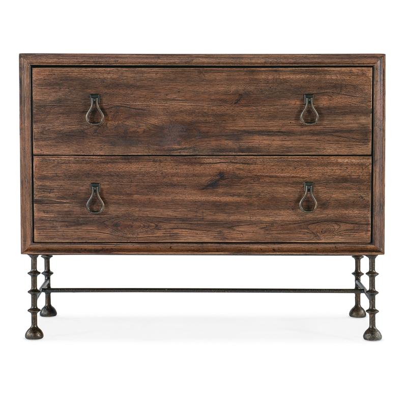 Hooker Furniture Big Sky Veneers and Solid Wood Bachelors Chest in Brown