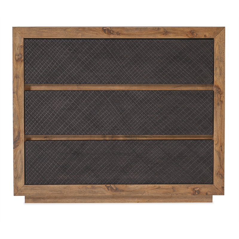 Hooker Furniture Big Sky Veneers and Solid Wood Bachelors Chest in Brown