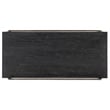 Hooker Furniture Chapman Wood Shou Sugi Ban Rectangle Cocktail Table in Black