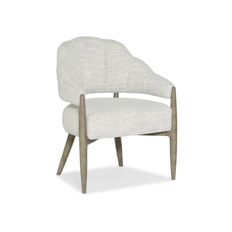 Hooker Furniture Linville Falls Fabric Accent Chair in Gray Finish