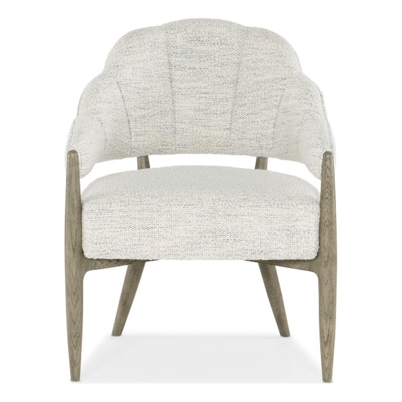 Hooker Furniture Linville Falls Fabric Accent Chair in Gray Finish