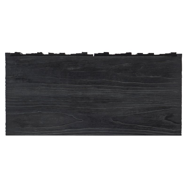 Hooker Furniture Chapman Veneers Shou Sugi Ban Accent Chest in Black