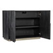Hooker Furniture Chapman Veneers Shou Sugi Ban Accent Chest in Black