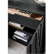 Hooker Furniture Chapman Veneers Shou Sugi Ban Accent Chest in Black
