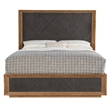 Hooker Furniture Big Sky Veneers and Resin King Panel Bed in Brown