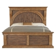 Hooker Furniture Big Sky Pecky Hickory Veneers King Corbel Bed in Brown