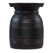 Hooker Furniture Big Sky Resin Urn Spot Table in Black Finish