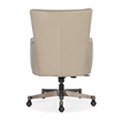 Hooker Furniture Rosa Leather and Metal Executive Swivel Tilt Chair in Beige