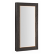 Hooker Furniture Big Sky Wood and Resin Floor Mirror w/Jewelry Storage in Gray