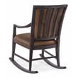 Hooker Furniture Big Sky Wood and Leather Rocking Chair in Black
