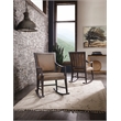 Hooker Furniture Big Sky Wood and Leather Rocking Chair in Black