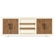 Hooker Furniture Big Sky Wood Tahoe Entertainment Console in White