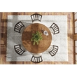 Hooker Furniture Big Sky Round Veneers and Solid Wood Dining Table in Black