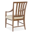 Hooker Furniture Big Sky Wood and Fabric Arm Chair in Brown