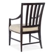 Hooker Furniture Big Sky Wood and Fabric Arm Chair in Black